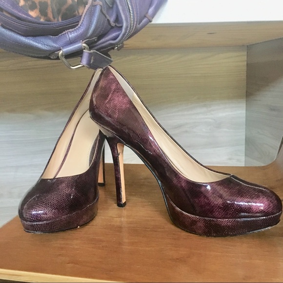 Joan & David Flipp Platform Pumps Purple 🔮 - Picture 3 of 5